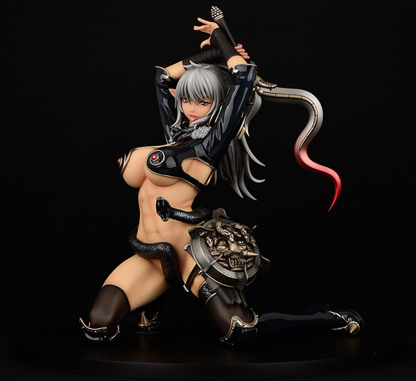 Echidna figure painted Prototype of Queen's Blade by Orca Toys