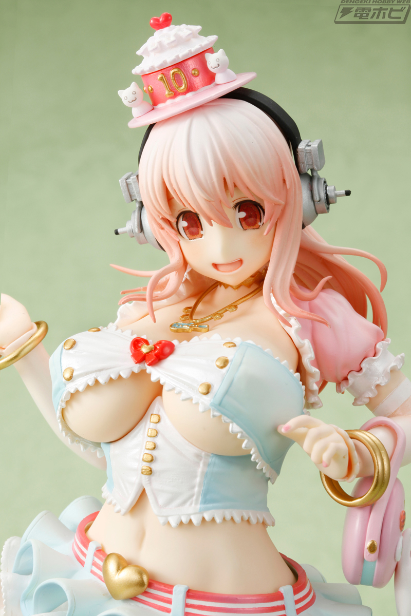 Super Sonico 10th Anniversary Figure Birthday Party Ver.