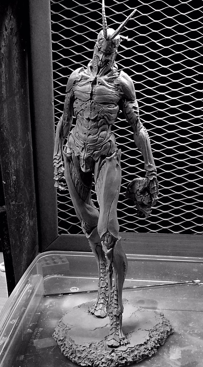 ไปดูงานปั้นของริว โอยามะ ที่ปั้นตามงานต้นแบบของยามาโต้ (บอกได้คำเดียวว่า 'เจ๋ง')