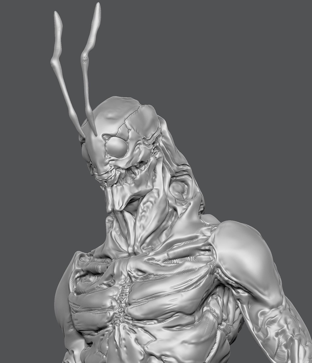 ไปดูงานปั้นของริว โอยามะ ที่ปั้นตามงานต้นแบบของยามาโต้ (บอกได้คำเดียวว่า 'เจ๋ง')