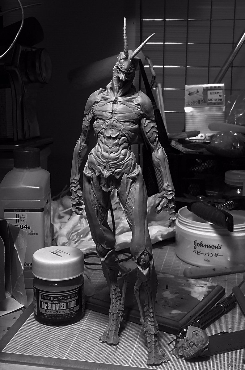 ไปดูงานปั้นของริว โอยามะ ที่ปั้นตามงานต้นแบบของยามาโต้ (บอกได้คำเดียวว่า 'เจ๋ง')