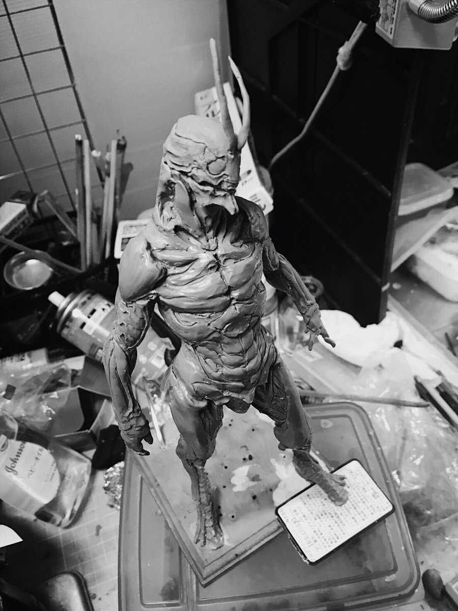 ไปดูงานปั้นของริว โอยามะ ที่ปั้นตามงานต้นแบบของยามาโต้ (บอกได้คำเดียวว่า 'เจ๋ง')