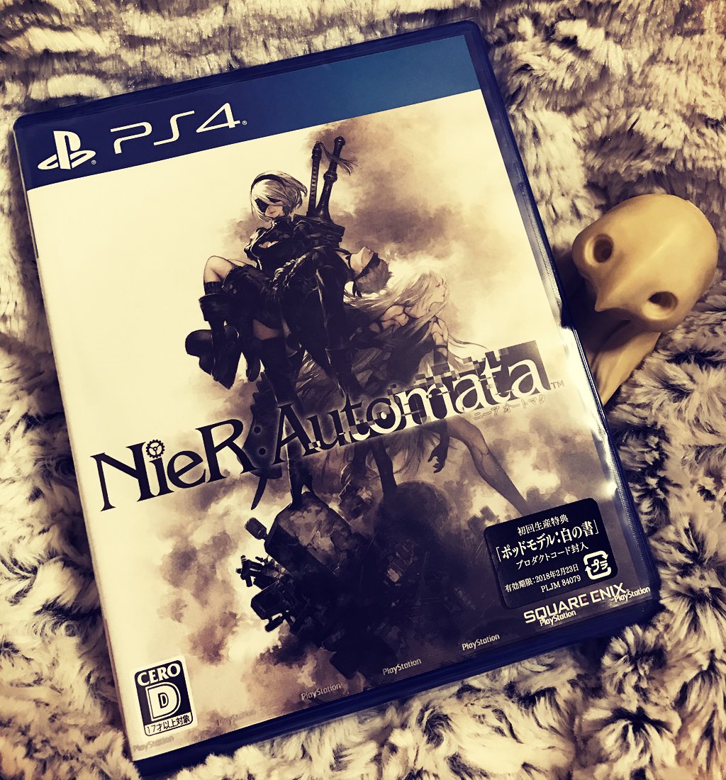NieR: Automata ฟิกเกอร์ที่แถมกับเกมส์ในชุด Black Box Edition
