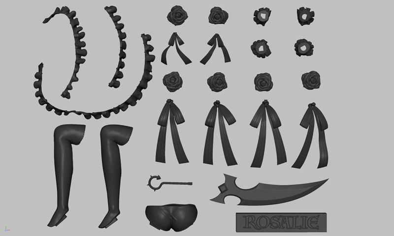 Gothic wa Mahou Otome -Sassato Keiyaku Shinasai!- Rosary