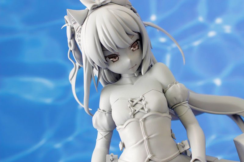 Prototipo sin pintar de la figura de Hammann Kai de Azur Lane por Plum