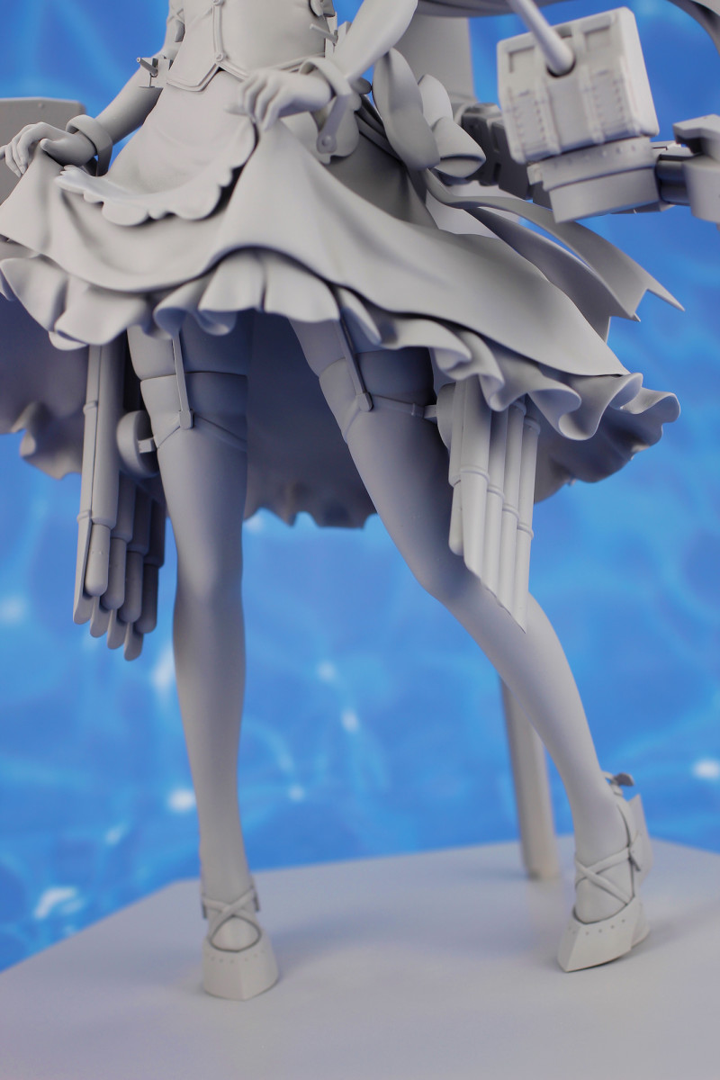 Prototipo sin pintar de la figura de Hammann Kai de Azur Lane por Plum