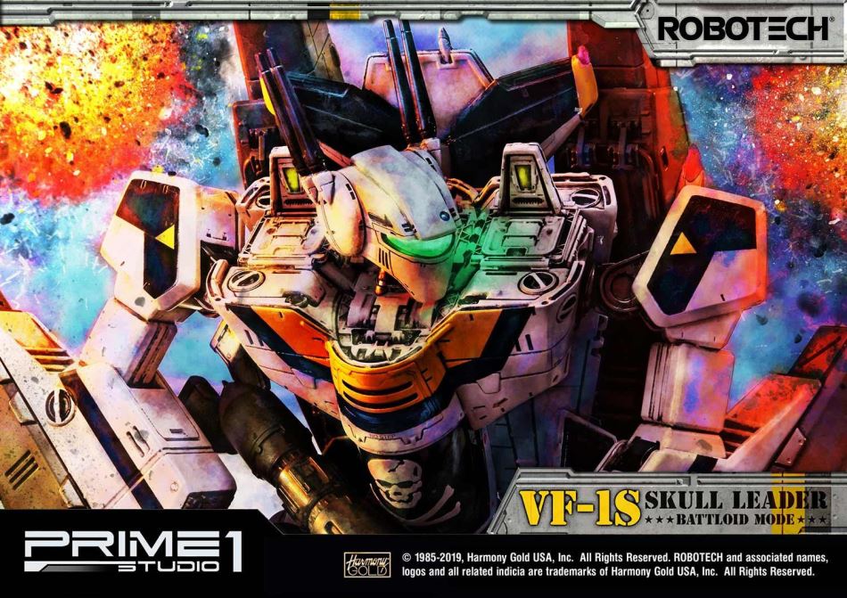 Robotec Saga VF-1S Skull Leader Battloid Mode (Prime1Studio)