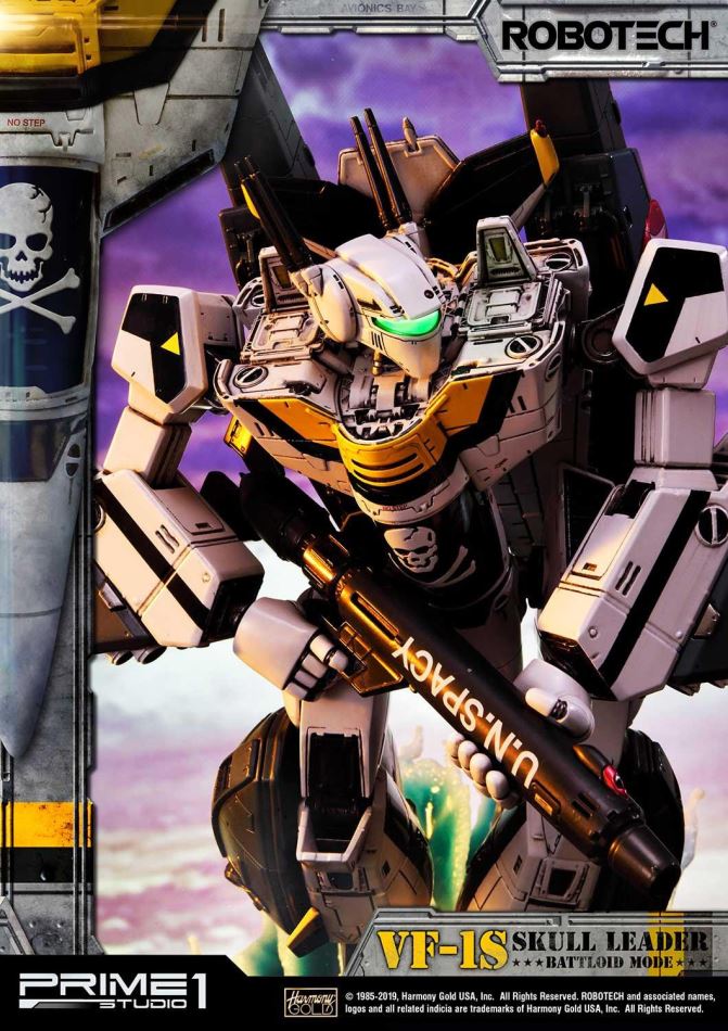 Robotec Saga VF-1S Skull Leader Battloid Mode (Prime1Studio)