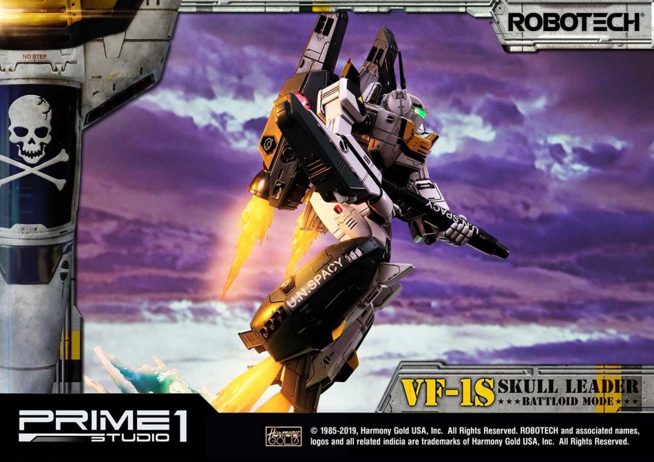Robotec Saga VF-1S Skull Leader Battloid Mode (Prime1Studio)