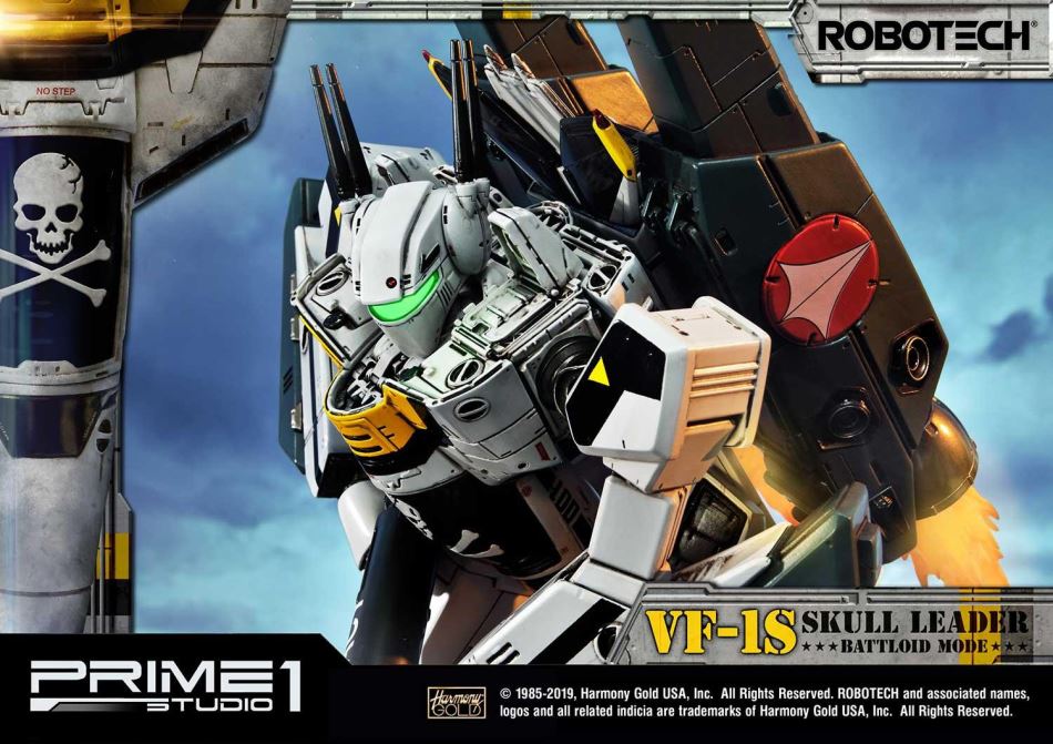 Robotec Saga VF-1S Skull Leader Battloid Mode (Prime1Studio)