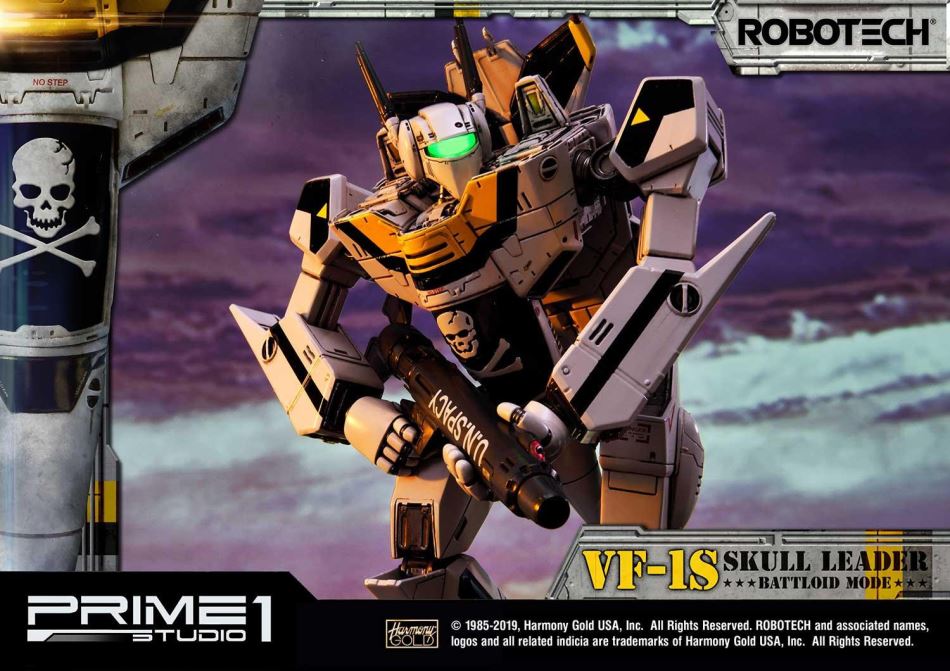 Robotec Saga VF-1S Skull Leader Battloid Mode (Prime1Studio)