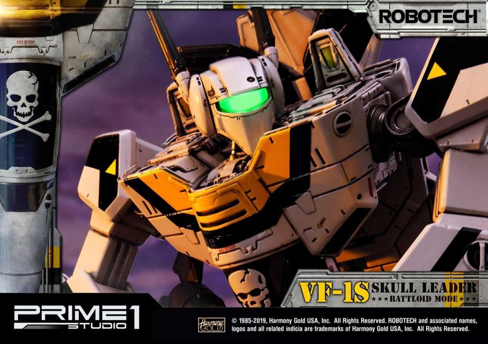 Robotec Saga VF-1S Skull Leader Battloid Mode (Prime1Studio)