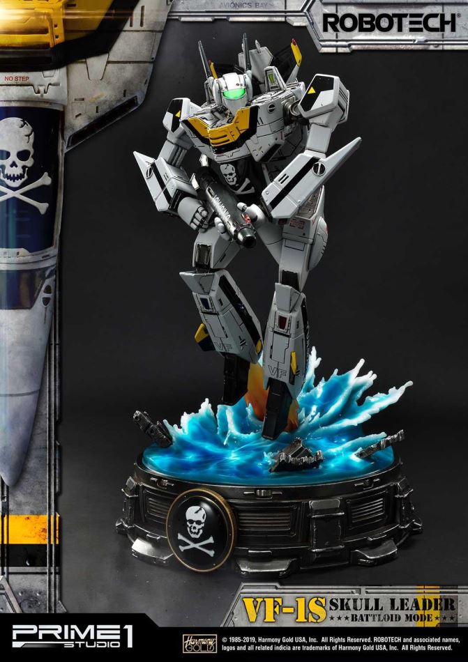 Robotec Saga VF-1S Skull Leader Battloid Mode (Prime1Studio)