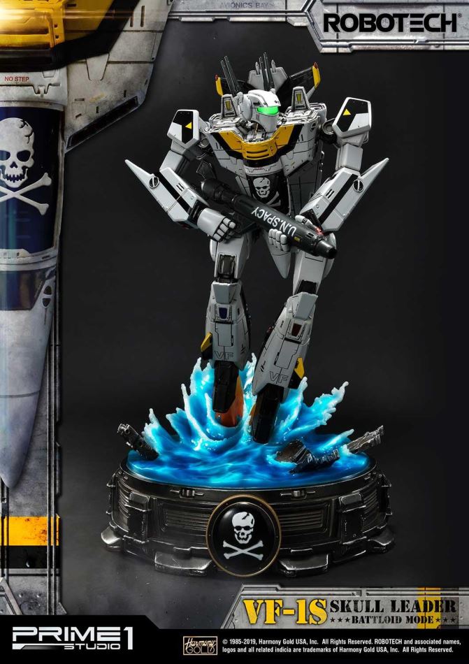 Robotec Saga VF-1S Skull Leader Battloid Mode (Prime1Studio)