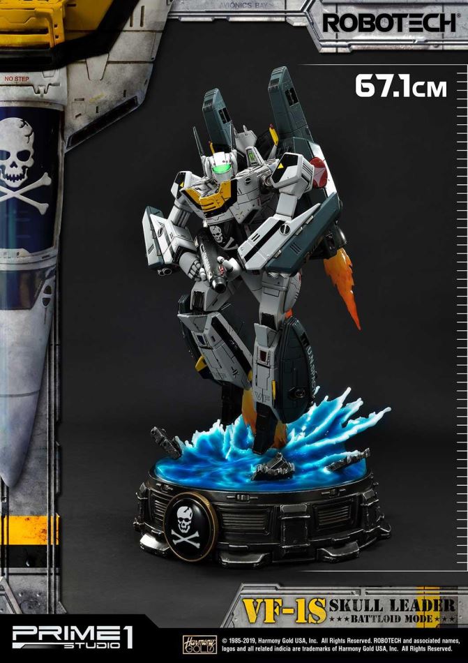 Robotec Saga VF-1S Skull Leader Battloid Mode (Prime1Studio)