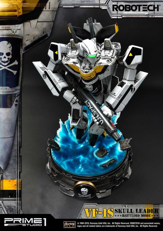 Robotec Saga VF-1S Skull Leader Battloid Mode (Prime1Studio)