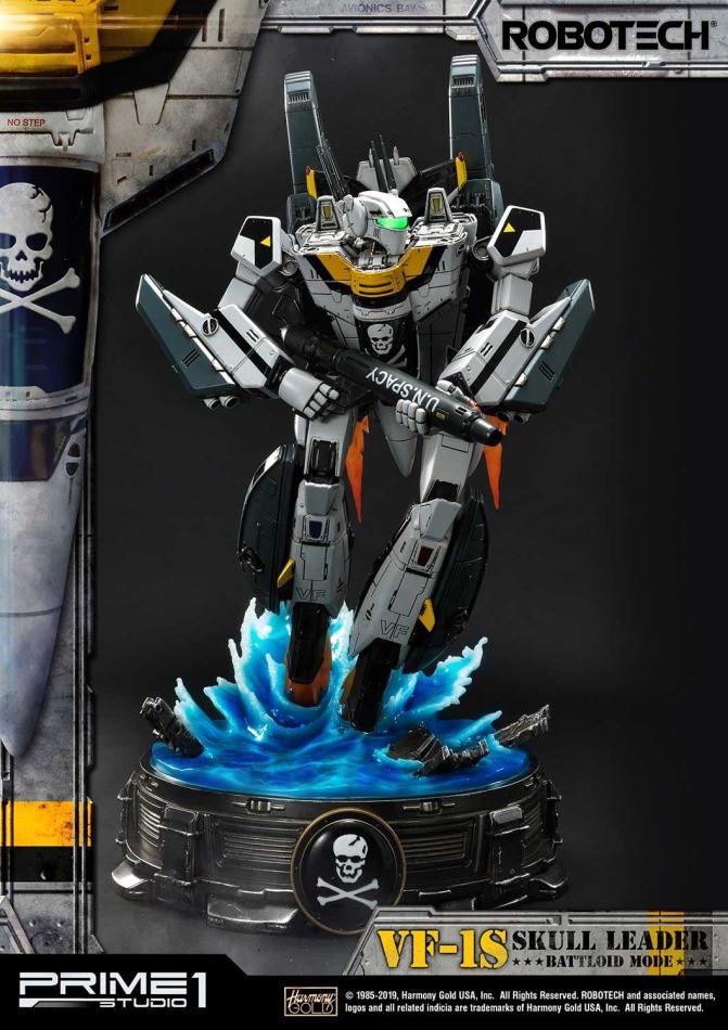 Robotec Saga VF-1S Skull Leader Battloid Mode (Prime1Studio)