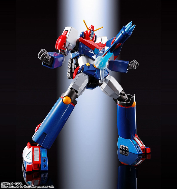 BANDAI SOUL OF CHOGOKIN GX-90 CHOUDENJI ROBOT COMBATTLER V FULL ACTION