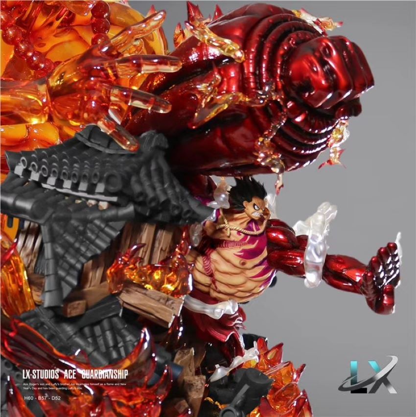 Luffy Protected by Ace