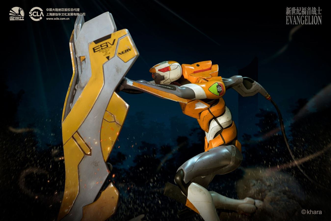 Kaitian Studio (Evangelion / EVA) Wudao combat zero machine statue