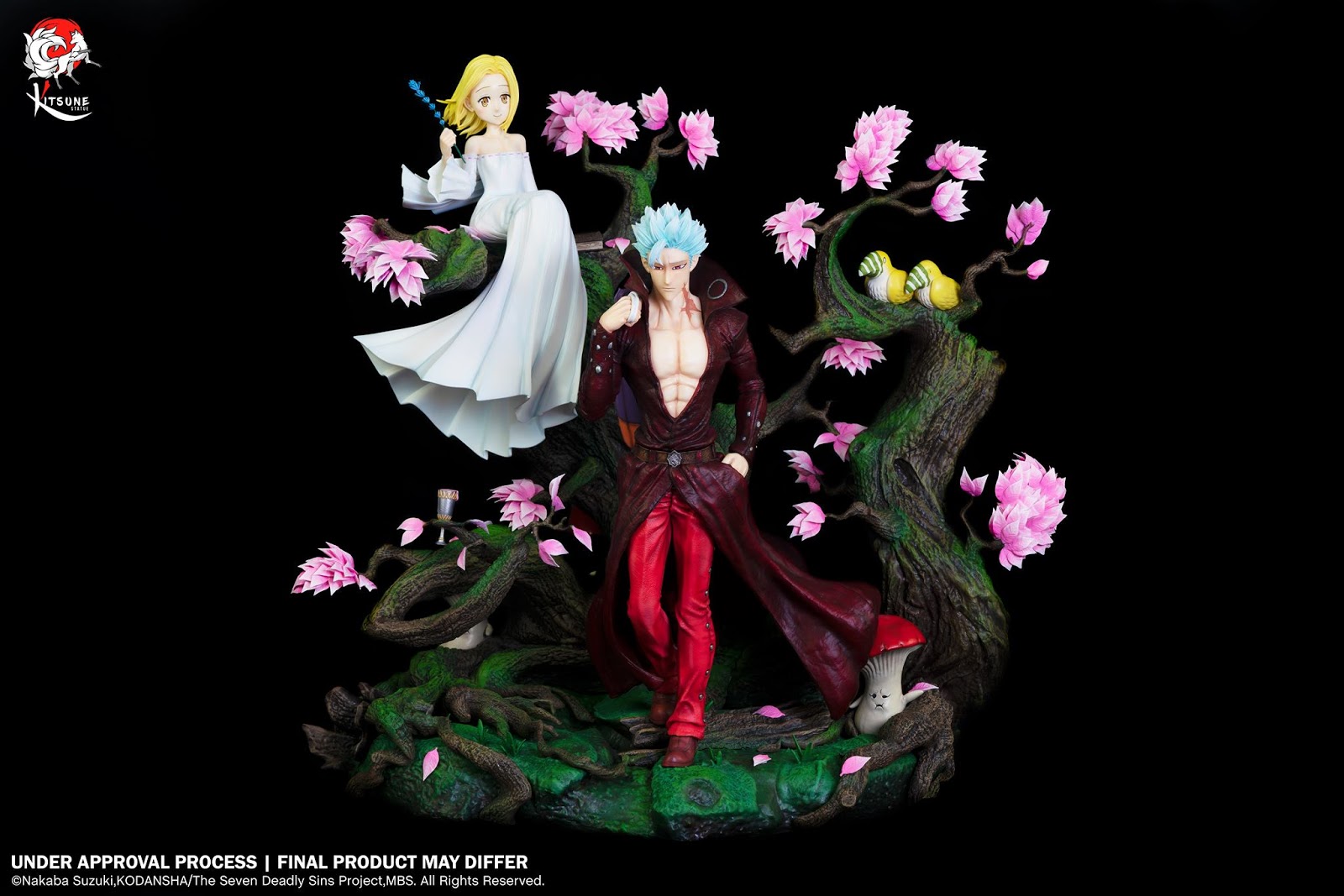 The Seven Deadly Sins - Ban and Elaine 1/6 (Kitsune Statue)