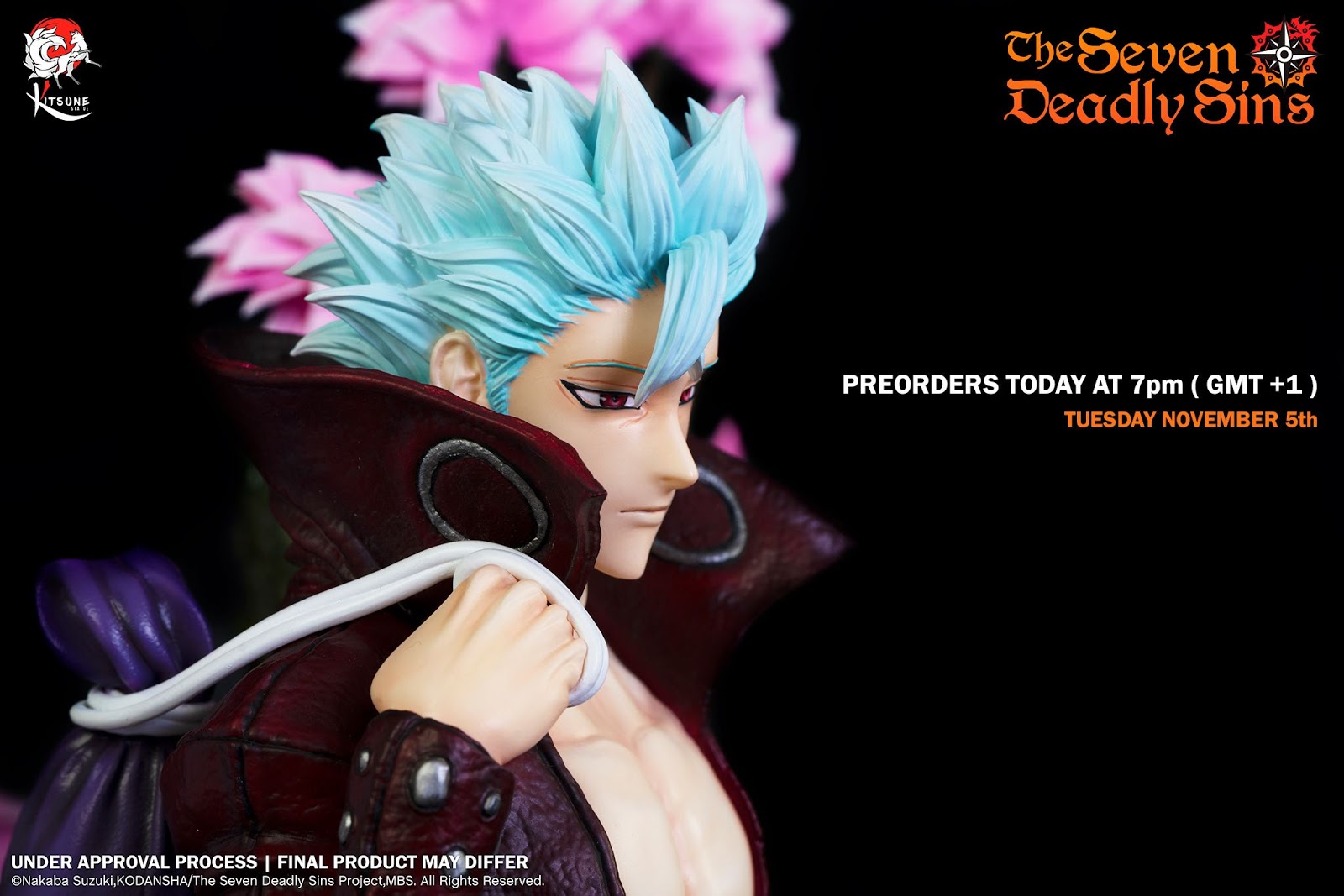 The Seven Deadly Sins - Ban and Elaine 1/6 (Kitsune Statue)