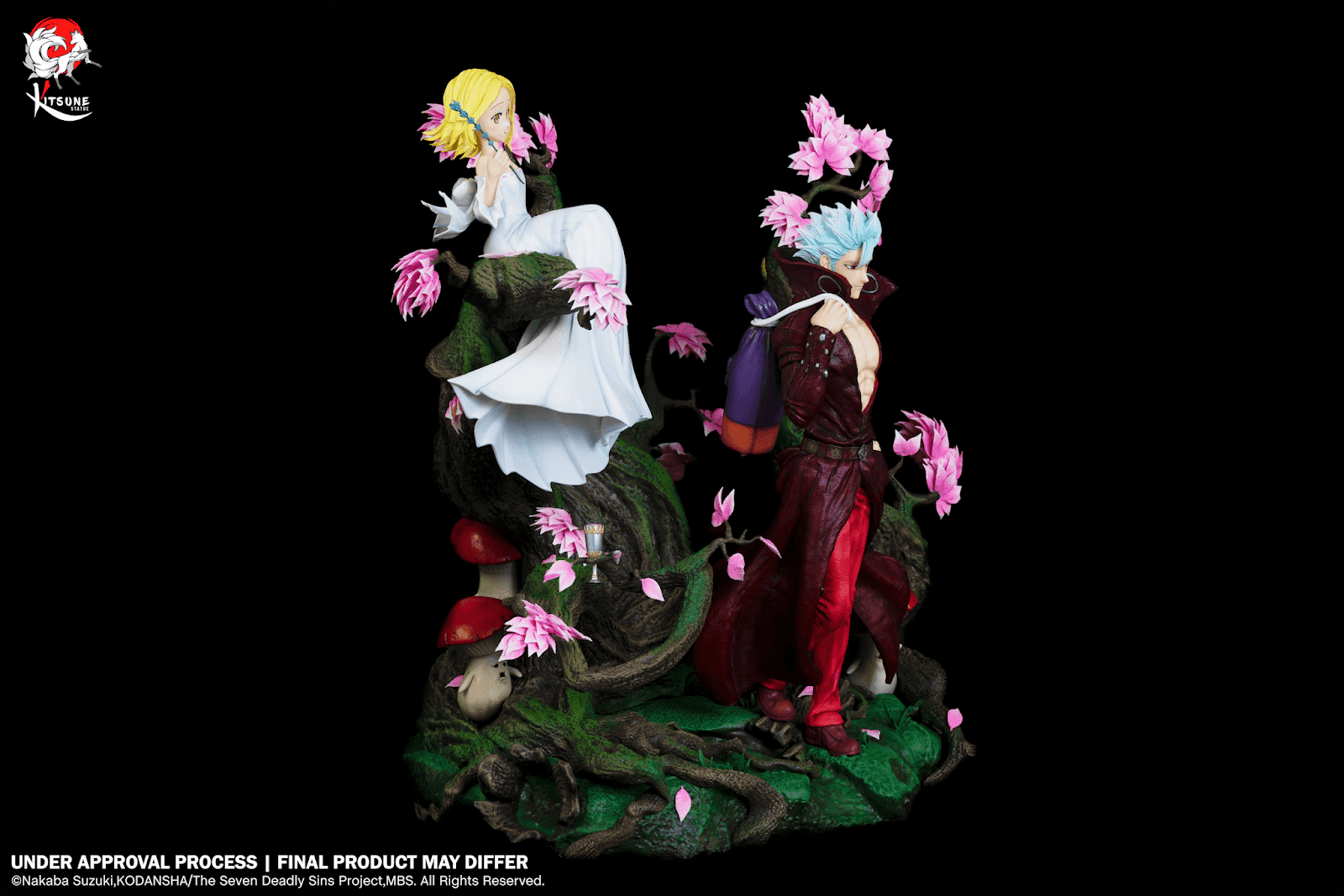 The Seven Deadly Sins - Ban and Elaine 1/6 (Kitsune Statue)