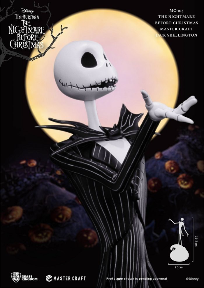The Nightmare Before Christmas: Jack Skellington Master Craft di Beast Kingdom in preordine