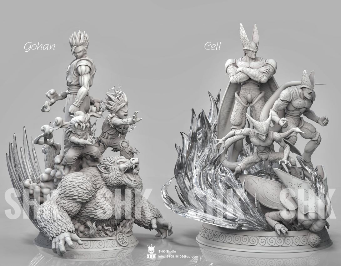 SHK Studio Dragonball DBZ 1/6 Gohan Lifetime series