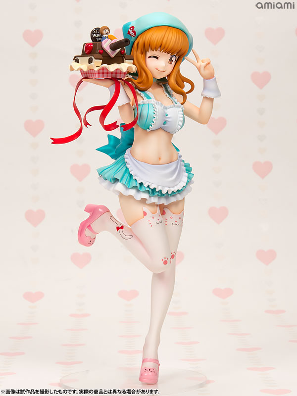 DreamTech Girls und Panzer Saori Takebe [Valentine Apron] 1/7 Complete Figure (WAVE)