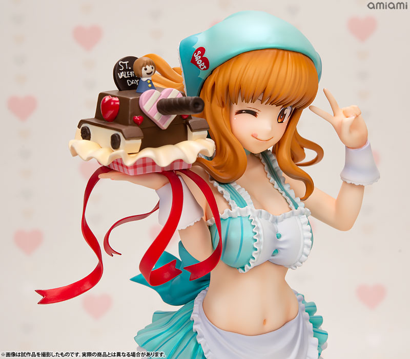 DreamTech Girls und Panzer Saori Takebe [Valentine Apron] 1/7 Complete Figure (WAVE)