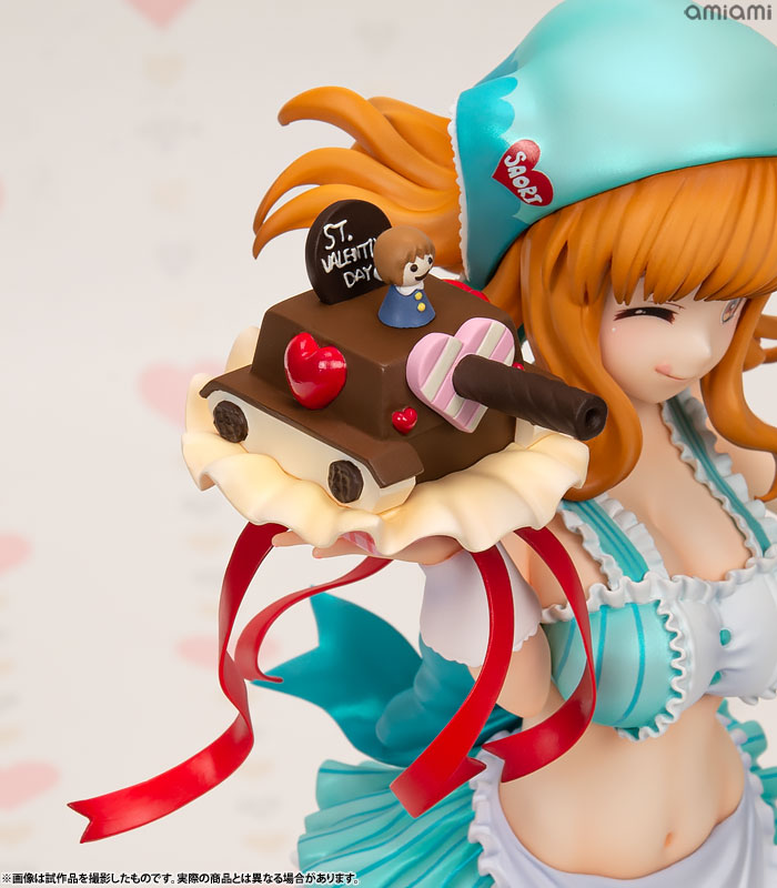 DreamTech Girls und Panzer Saori Takebe [Valentine Apron] 1/7 Complete Figure (WAVE)