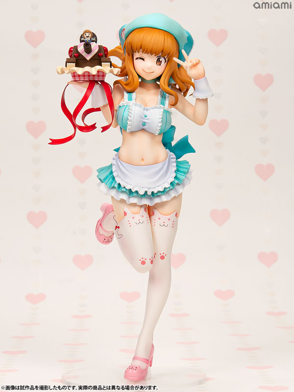 DreamTech Girls und Panzer Saori Takebe [Valentine Apron] 1/7 Complete Figure (WAVE)