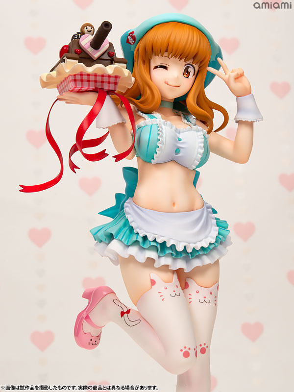 DreamTech Girls und Panzer Saori Takebe [Valentine Apron] 1/7 Complete Figure (WAVE)