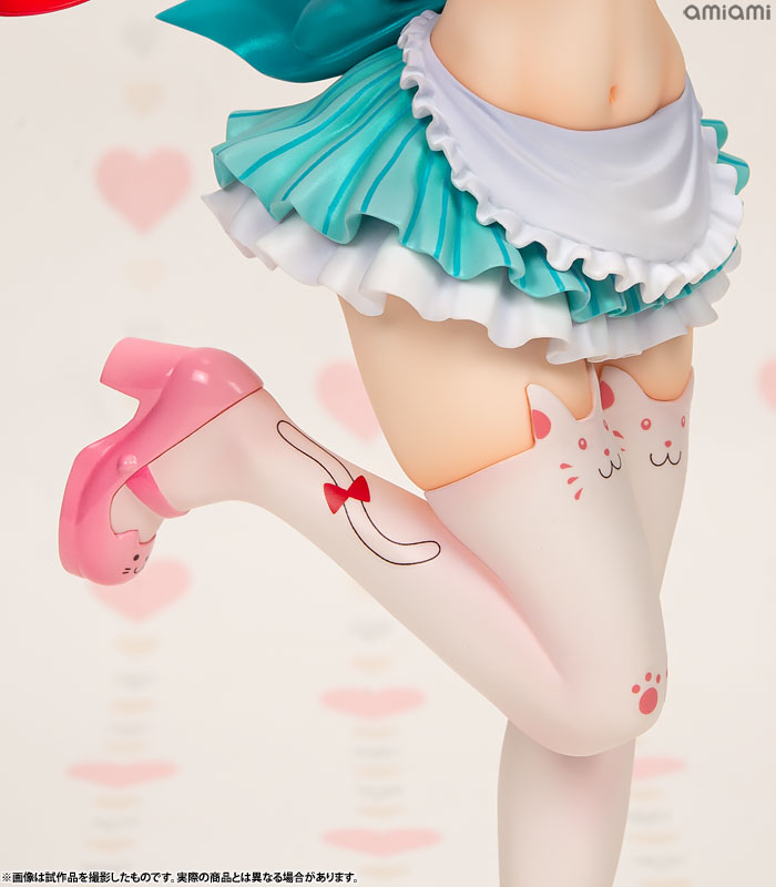 DreamTech Girls und Panzer Saori Takebe [Valentine Apron] 1/7 Complete Figure (WAVE)