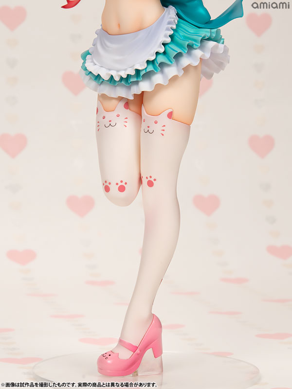 DreamTech Girls und Panzer Saori Takebe [Valentine Apron] 1/7 Complete Figure (WAVE)