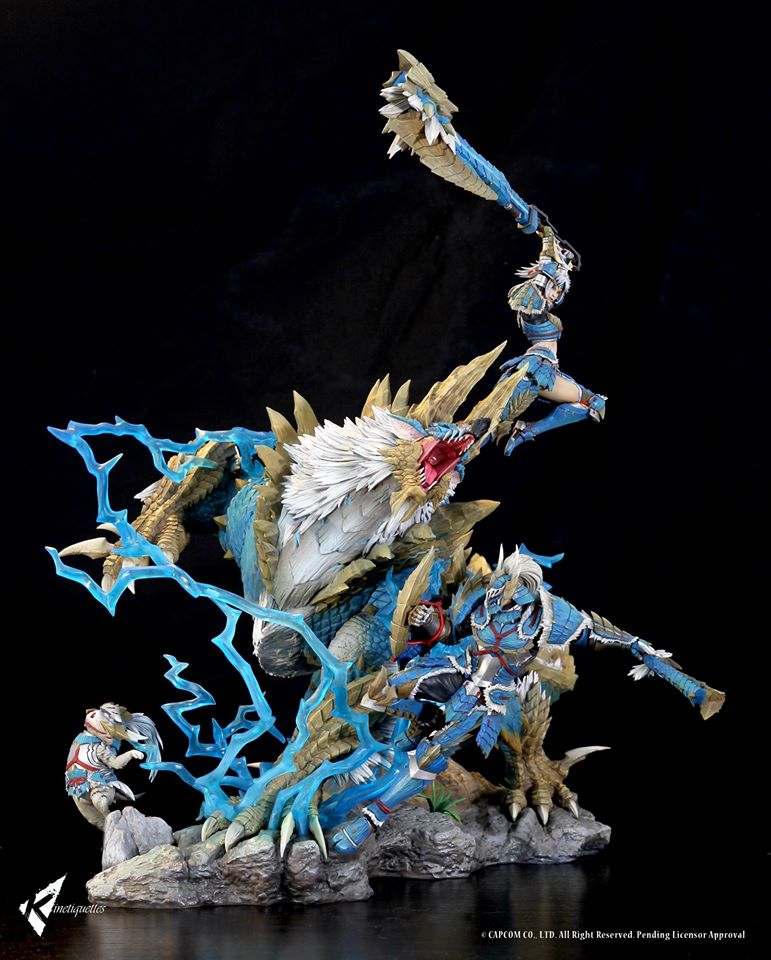 Kinetiquettes: Monster Hunter Zinogre Set