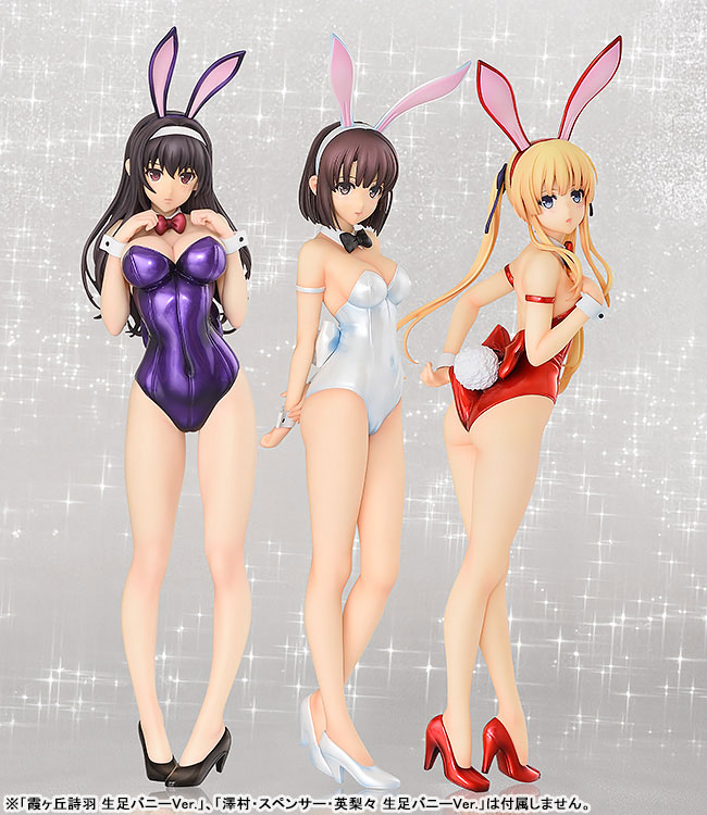 B-STYLE Saekano: How to Raise a Boring Girlfriend Flat Megumi Kato Bare Leg Bunny Ver. 1/4 Complete Figure