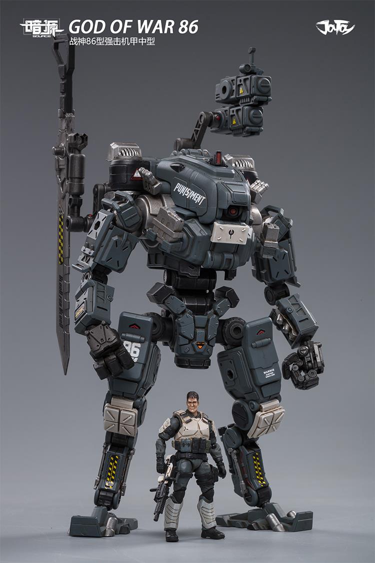 JOYTOY 5192123 1/25 God of War 86 (Grey) with Soldier
