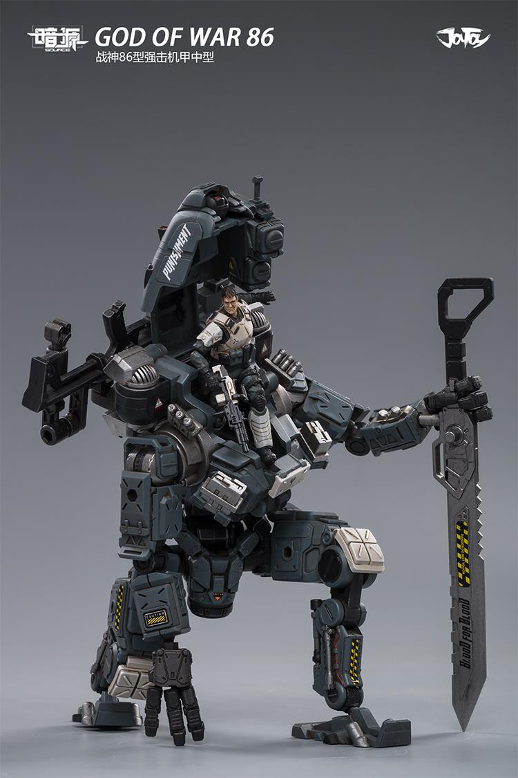 JOYTOY 5192123 1/25 God of War 86 (Grey) with Soldier