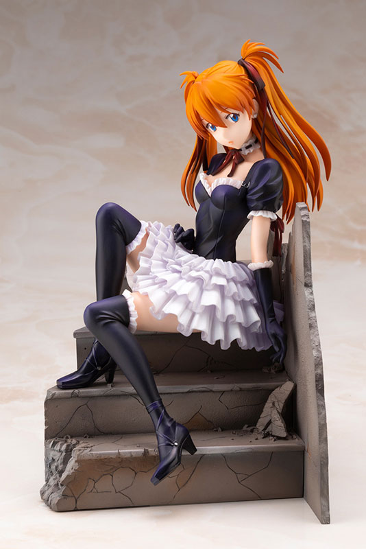Neon Genesis Evangelion Asuka Langley Soryu -Gothic Lolita ver.-:RE 1/7 (Kotobukiya)