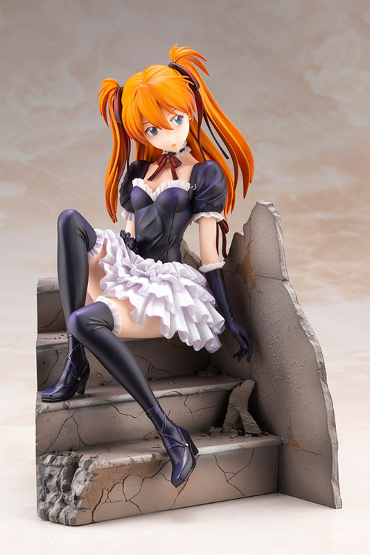 Neon Genesis Evangelion Asuka Langley Soryu -Gothic Lolita ver.-:RE 1/7 (Kotobukiya)