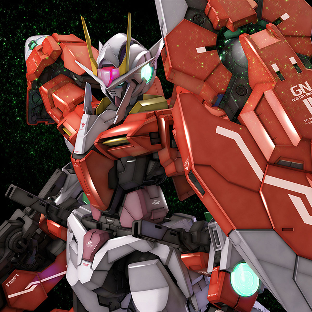 PG 1/60 00 GUNDAM SEVEN SWORD/G INSPECTION (Premium Bandai)