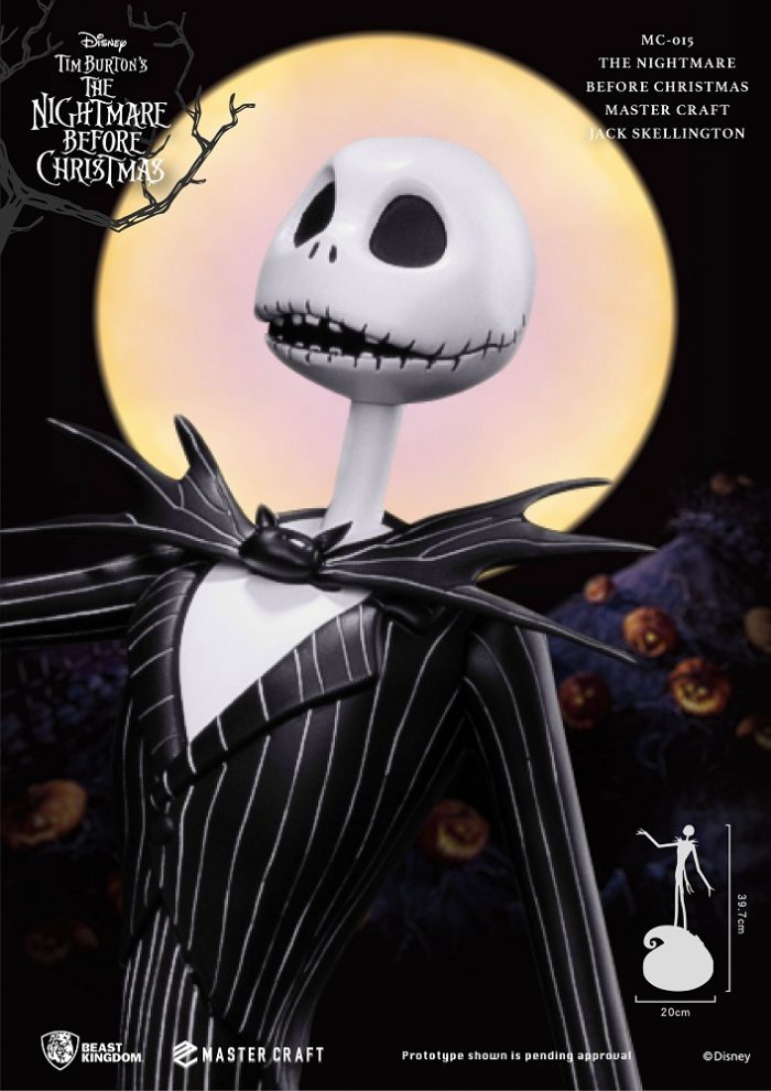 The Nightmare Before Christmas: Jack Skellington Master Craft di Beast Kingdom in preordine