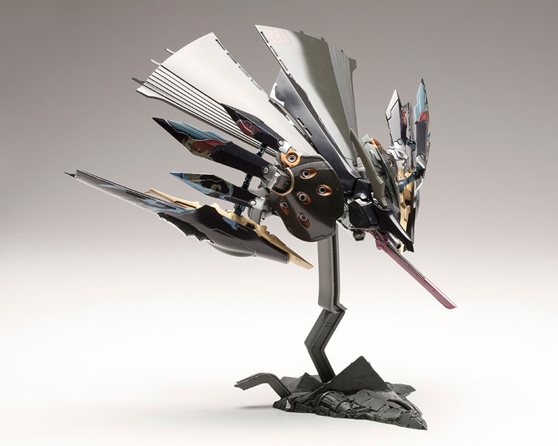 Ikaruga Hitekkai Ginkei (Black) 1/144 Plastic Model (Kotobukiya)