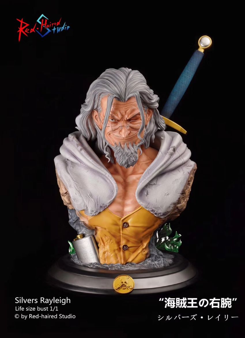 Life Size Bust Silvers Rayleigh (Red Haired Studio)