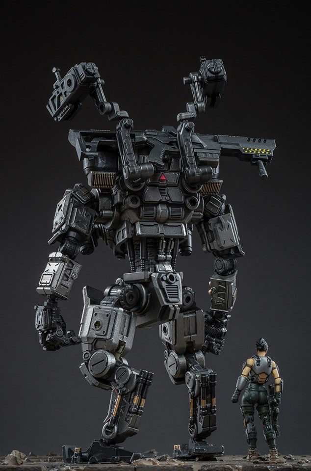 Ares 86 heavy attack machine armour medium. Silver black version (JOYTOY)