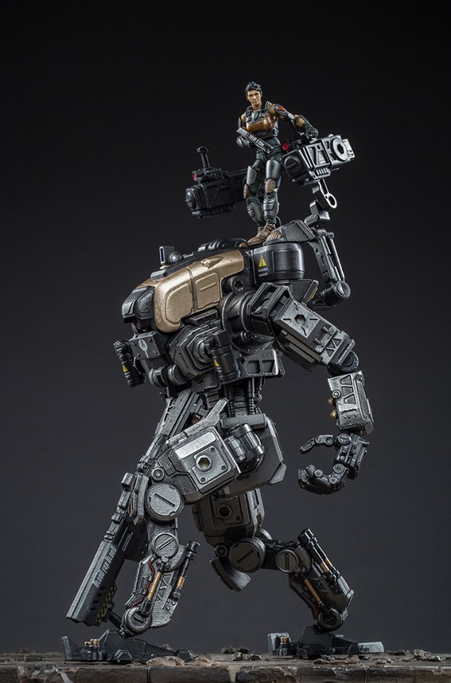Ares 86 heavy attack machine armour medium. Silver black version (JOYTOY)