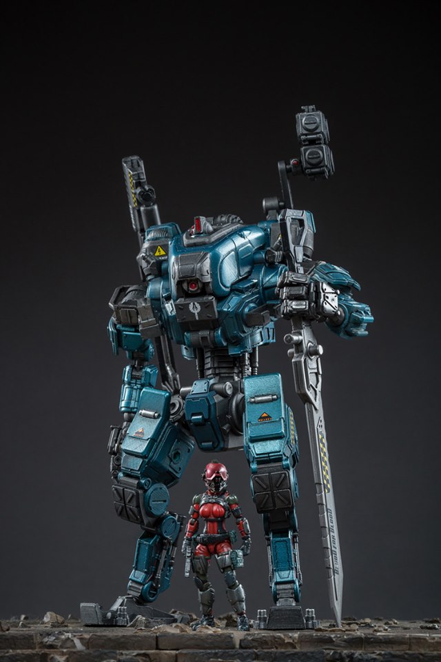 Ares 86 heavy attack machine armour medium. Blue version (JOYTOY)