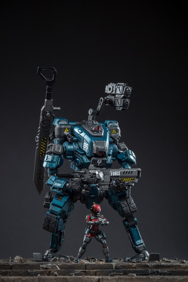 Ares 86 heavy attack machine armour medium. Blue version (JOYTOY)